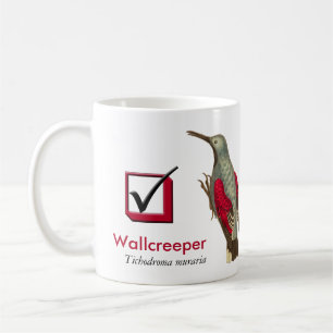 Ich habe den des Wallcreeper der Karo-Kasten Kaffeetasse