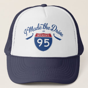 Ich habe den Drive Interstate 95-Hut gemacht Truckerkappe