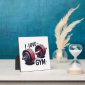 Ich habe den Fitnessraum Liebe Fotoplatte (InSitu)