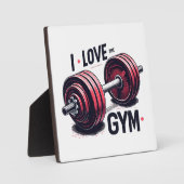 Ich habe den Fitnessraum Liebe Fotoplatte (Vorderseite)