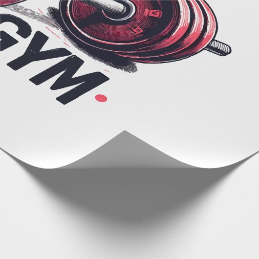 Ich habe den Fitnessraum Liebe Geschenkpapier (Ecke)