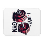 Ich habe den Fitnessraum Liebe Magnet (Horizontal)
