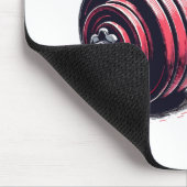 Ich habe den Fitnessraum Liebe Mousepad (Ecke)