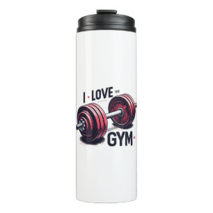 Ich habe den Fitnessraum Liebe Thermosbecher