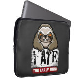 Ich habe den frühen Vogel gegessen. Grumpiger Faul Laptopschutzhülle (Vorne Rechts)