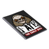 Ich habe den frühen Vogel gegessen. Grumpiger Faul Notizblock (Rechte Seite)