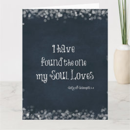 Ich habe den gefunden, den mein Soul Lieben Bible  Karte