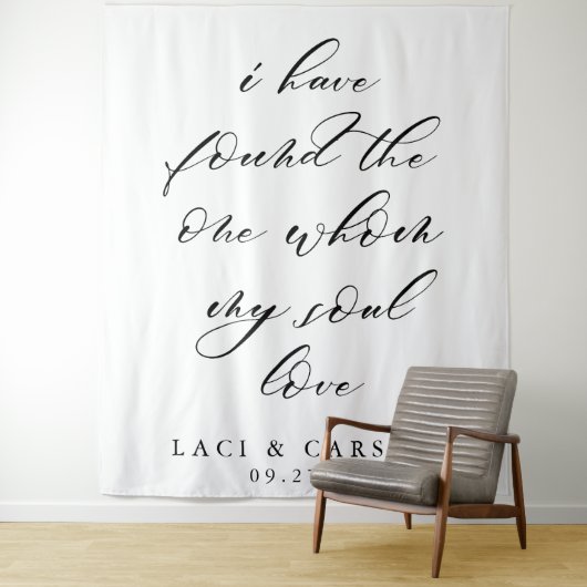 "Ich habe den gefunden, den mein Soul Lieben" Hoch Wandteppich (Beispiel)