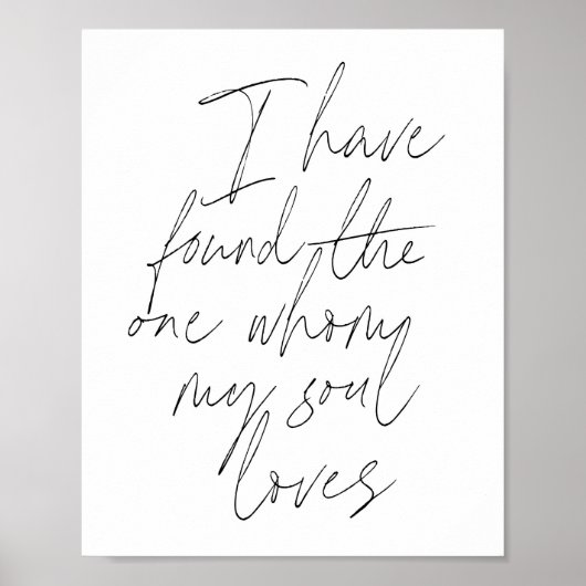 Ich habe den gefunden, den mein Soul Lieben Skript Poster (Vorne)