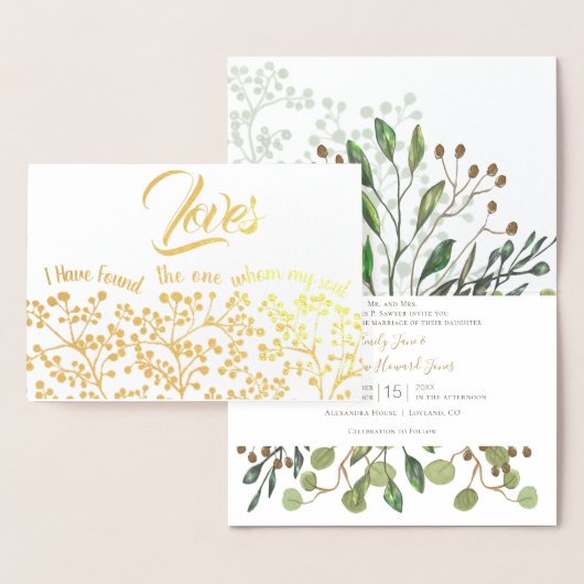 Ich habe den gefunden, den meine Soul Lieben Hochz Folienkarte (Anzeige)