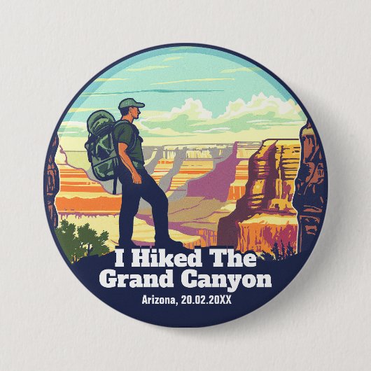 Ich habe den Grand Canyon Nationalpark Arizona ang Button (Vorderseite)