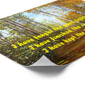 ICH HABE DEN GUTEN KAMPF GEFUNDEN POSTER (Ecke)