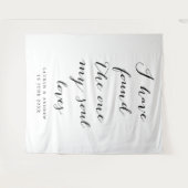 Ich habe den Hintergrund der ersten Hochzeit gefun Wandteppich (Vorderseite (Horizontal))