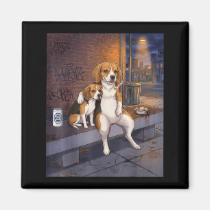 Ich Habe Den Hund In Mir Lustiger Beagle Rauchen B Magnet