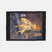 Ich Habe Den Hund In Mir Lustiger Labrador Retriev Fleecedecke (Vorderseite (Horizontal))