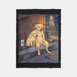Ich Habe Den Hund In Mir Lustiger Labrador Retriev Fleecedecke