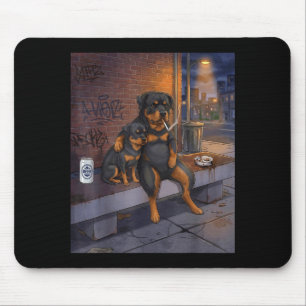 Ich Habe Den Hund In Mir Lustiger Rottweiler Trink Mousepad