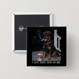 Ich Habe Den Hund In Mir, Lustiges Dobermann Pinsc Button
