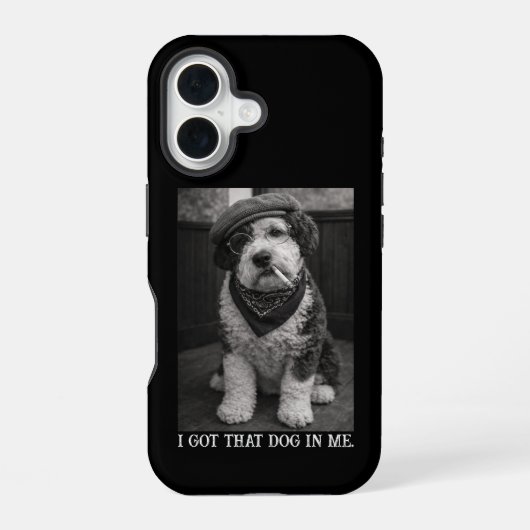 Ich Habe Den Hund In Mir Lustiges Sheepadoodle-Fot iPhone 16 Hülle (Rückseite)