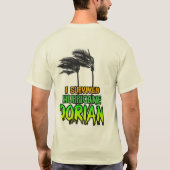 Ich habe den Hurrikan Dorian-Bäume überlebt T-Shirt (Rückseite)