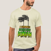 Ich habe den Hurrikan Dorian-Bäume überlebt T-Shirt (Vorderseite)