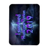 Ich habe den Hurrikan Dorian überlebt Magnet (Vertikal)