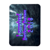 Ich habe den Hurrikan Florenz überlebt Magnet (Vertikal)