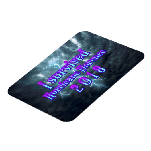 Ich habe den Hurrikan Florenz überlebt Magnet (Linke Seite)