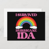 Ich habe den Hurrikan Ida Postcard überlebt Postkarte (Vorne/Hinten)