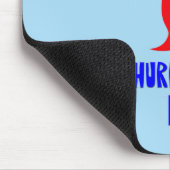 Ich habe den Hurrikan Ida überlebt Mousepad (Ecke)