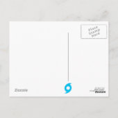 Ich habe den Hurrikan Irene Postcard überlebt Postkarte (Rückseite)