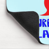 Ich habe den Hurrikan Laura überlebt Mousepad (Ecke)