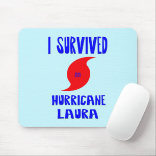 Ich habe den Hurrikan Laura überlebt Mousepad