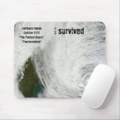 "Ich habe den Hurrikan Sandy überlebt" Mousepad (Mit Mouse)