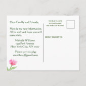 Ich habe den klassischen Spaß über die neue Nachba Ankündigungspostkarte (Rückseite)