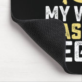 Ich habe den Master-Abschluss-Abschluss meiner Ehe Mousepad (Ecke)