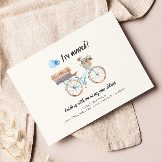 Ich habe den modernen Adresswechsel verändert Postkarte