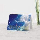 Ich habe den perfekten Ort gefunden. Einladung (Rückseite)