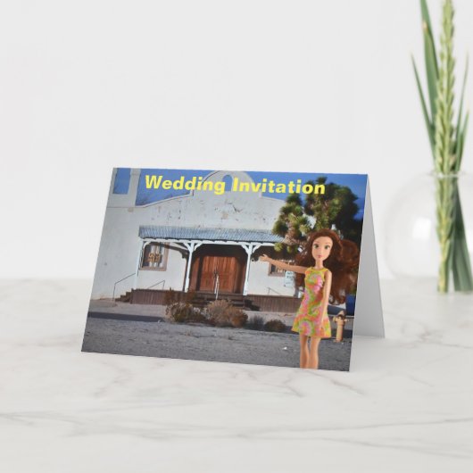 Ich habe den perfekten Ort gefunden. Einladung (Vorderseite)