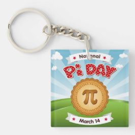 Ich habe den Pie Pi Day Schlüsselanhänger mitgebra
