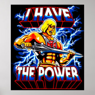 Ich habe den Power Heman Poster