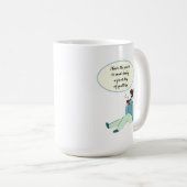 "Ich habe den Power. . " Weiße 15 oz Keramik Tasse (VorderseiteRechts)