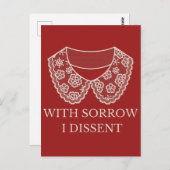 Ich habe den Protest gegen das Verschwinden von Sp Postkarte (Vorne/Hinten)