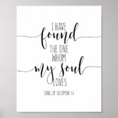 Ich habe den Solomon 3:4-Song gefunden Poster (Vorne)