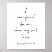 Ich habe den Solomon 3:4-Song gefunden Poster (Vorne)