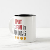 Ich habe den Spaß an der Finanzierung Hypothekenma Zweifarbige Tasse (Vorderseite Links)