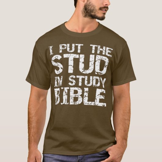 Ich habe den Stuhl in die Studentenbibel gestörtes T-Shirt (Vorderseite)