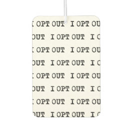 ICH HABE DEN T - Shirt AUSGEWÄHLT Autolufterfrischer