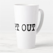 ICH HABE DEN T - Shirt AUSGEWÄHLT Milchtasse (Rechte Ecke)