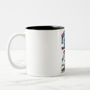 Ich habe den Winter 2022/23 kaum überlebt Zweifarbige Tasse